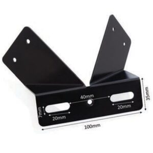 KR PRODUCTS BRACKET TO CARRY 1 X SMALL LED FLOODLIGHT, 100W BULKHEAD, PIR SENSOR