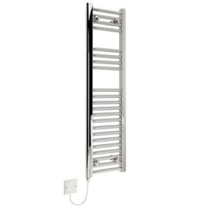 KUDOX 150W 1100 X 300 FLAT CHROME TOWEL RAIL