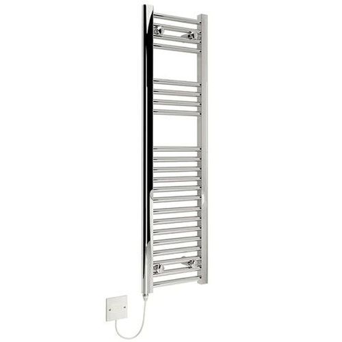 KUDOX 150W 1100 X 300 FLAT CHROME TOWEL RAIL