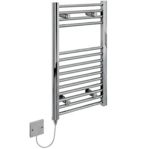 KUDOX 150W 400X700 FLAT CHROME TOWEL RAIL
