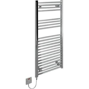 KUDOX 250W 1100 X 500 FLAT CHROME TOWEL RAIL