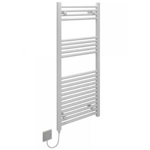 KUDOX 400W 1200X500 STRAIGHT WHITE TOWEL RAIL