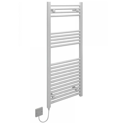 KUDOX 400W 1200X500 STRAIGHT WHITE TOWEL RAIL