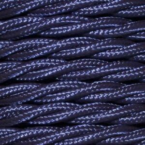 0.75MM 3C BLUE TWISTED BRAIDED CABLE PER MTR