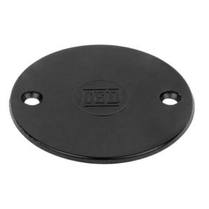 PVC CONDUIT BOX LIDS BLACK