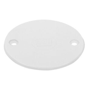 PVC CONDUIT BOX LIDS WHITE