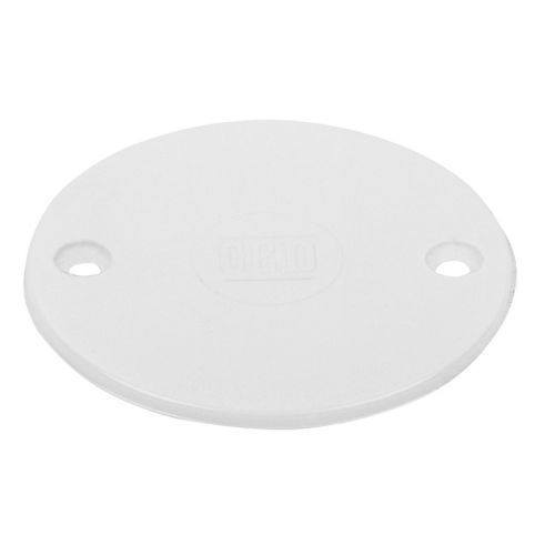 PVC CONDUIT BOX LIDS WHITE