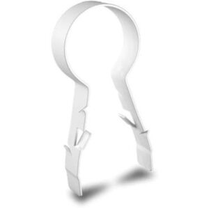 LINIAN SUPERCLIP, WHITE, 20-22MM (1LSW2022)(CC9) - PK25
