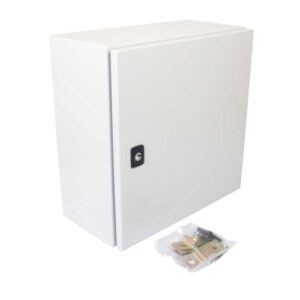 LIVE 400X400X200 IP65 METAL ENCLOSURE