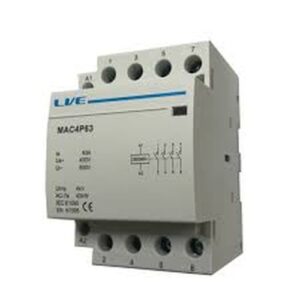 LIVE 63A (40KW) 4-N/O AC CONTACTOR