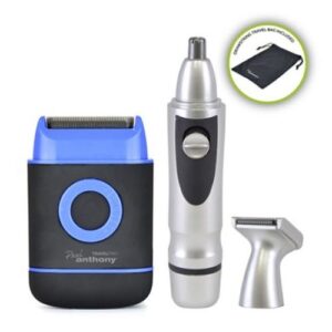 PAUL ANTHONY MENS TRAVEL SHAVER & GROOMER KIT