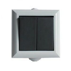 LYVIA 2G 1W WEATHERPROOF SWITCH