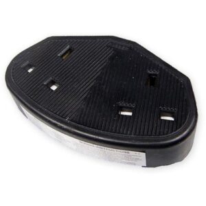 2G 13A RUBBER TRAILING SOCKET BLACK (RS002/BLK)