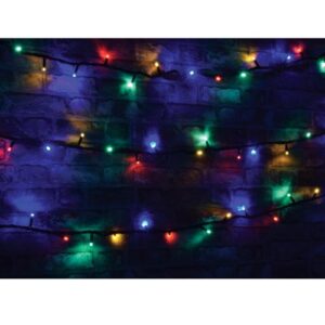 LED HEAVY DUTY OUTDOOR MULTI COLOURED 20MTR 180 LIGHT STRING
