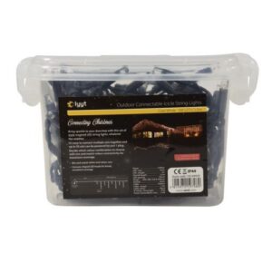 LED IP44 ICICLE CONNECTABLE COOL WHITE SET