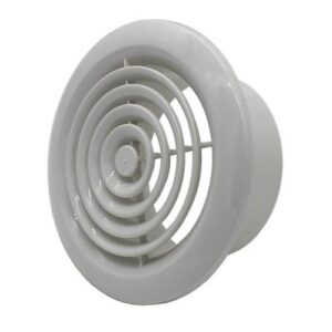 MANROSE 6IN ROUND WHITE GRILL