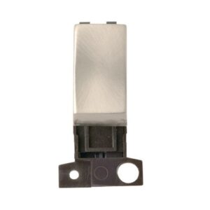 CLICK MINIGRID INGOT MODULES 10A 2 WAY RET. INGOT SWITCH SATIN CHROME