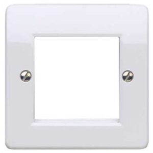 MK 1G 2-MODULE EURO DATA FRONTPLATE