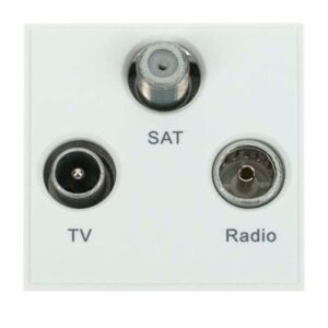CLICK NEW MEDIA MATT DOUBLE MEDIA MODULES TRIPLEX TV RADIO & SAT MATT WH