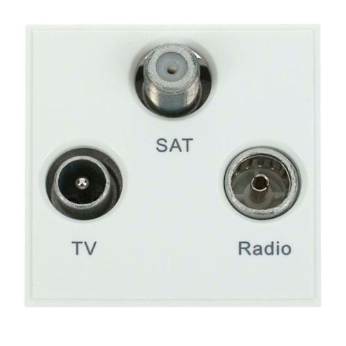 CLICK NEW MEDIA MATT DOUBLE MEDIA MODULES TRIPLEX TV RADIO & SAT MATT WH