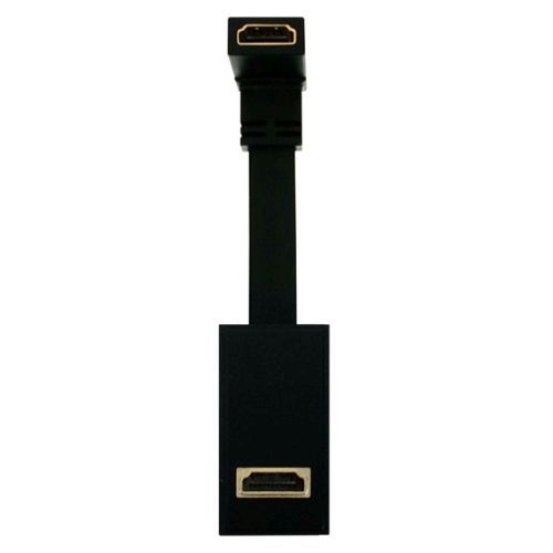 CLICK NEW MEDIA MATT SINGLE MEDIA MODULES HDMI MODULE + FLY LEAD 1G WIDTH BLACK