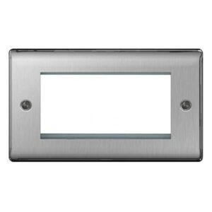 BG NEXUS EURO GRID 4 MOD BRUSHED STEEL
