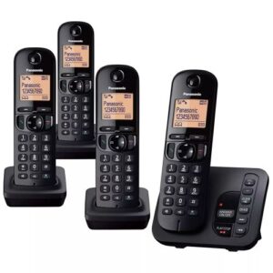QUAD DIGITAL CORDLESS ANSWER PHONE WITH NUISANCE CALLS BLOCK