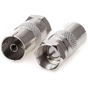 COAX FEMALE COUPLER FOR TWO FEMALE PLUGS