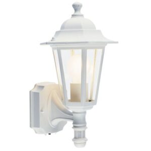 6 SIDED WHITE COACH LANTERN+PIR