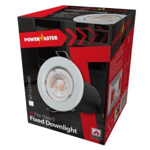 DOWNLIGHT (65MM CUT) GU10 FIRE RATED WH