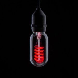 LED T45 4W ES RED FUNKY FILAMENT LAMP