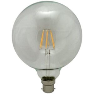 LED FIL. G125 GLOBE BC 6W=420L DIMM. EW