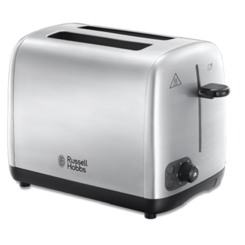 RUSSELL HOBBS ADVENTURE TWO SLICE TOASTER, STAINLESS STEEL