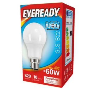 LED GLS BC 8.2W=820L=60W OPAL CW 4000K