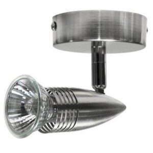 SINGLE GU10 SPOTLIGHT B/CHROME