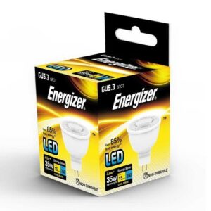 ENERGIZER LED MR16 3.4W=360L=35W GU5.3 COOL WHITE