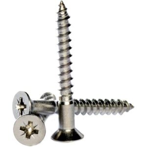 1.25IN X 8 COUNTERSINK POZI GENERAL PURPOSE SCREWS (200)