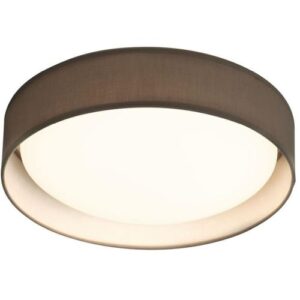 SEARCHLIGHT GIANNA LED FLUSH CEILING LIGHT - ACRYLIC, & FABRIC SHADE
