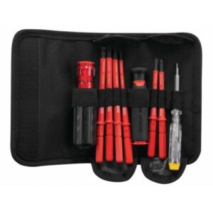 STANLEY 10 PIECE MULTI-BIT VDE SCREWDRIVER SET