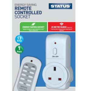 STATUS 1PK 13A REMOTE CONTROLLED SKT + REMOTE