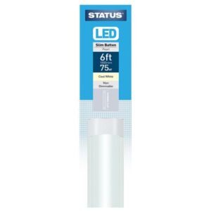 STATUS 6FT  75W= 6700L SLIM BATTEN COOL WHITE 4000
