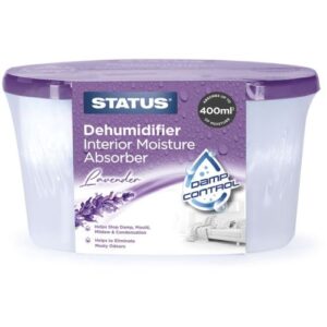 IONOS LAVENDER DISPOSABLE DEHUMIDIFIER MOISTURE ABSORBER - 180G - 400ML