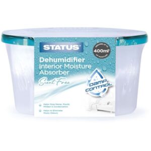 IONOS SCENT FREE DISPOSABLE DEHUMIDIFIER MOISTURE ABSORBER - 180G - 400ML