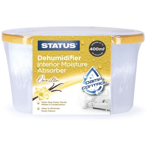 IONOS VANILLA DISPOSABLE DEHUMIDIFIER MOISTURE ABSORBER - 180G - 400ML