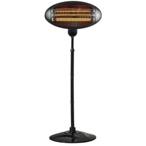 STATUS 2KW FREESTANDING PATIO HEATER - BLACK - 3 HEAT SET