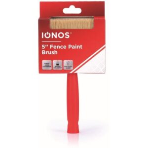IONOS FENCE PAINT BRUSH - 4.7" - 40% BRISTLE, 60% FILAMENT - PLASTIC HANDLE