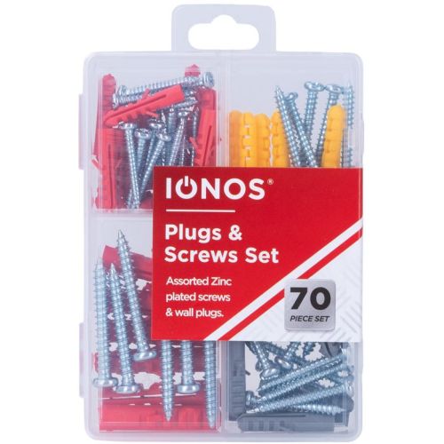 IONOS PLUGS & SCREWS SET 1PK - 70PCS