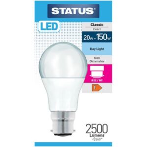 STATUS LED GLS 19W=2500L=150W BC OPAL DAY LIGHT