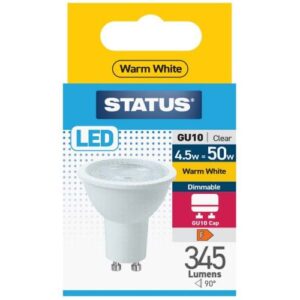 STATUS LED GU10 4W=345L=50W 100° DIM WW
