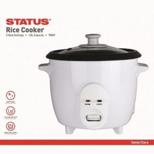 STATUS SANTA CLARA 1.8L 700W WHITE RICE COOKER